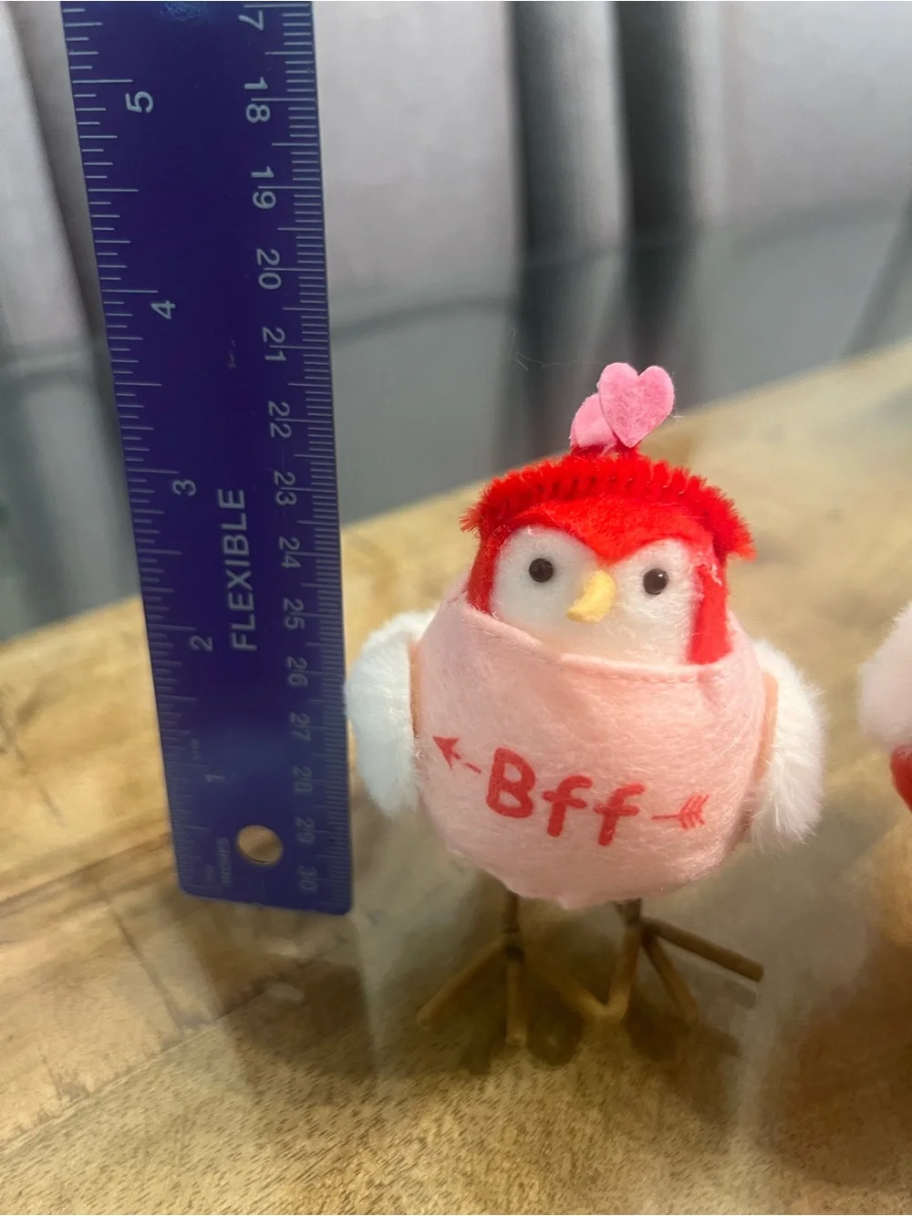 4 Spritz Mini Valentine’s Day BFF fabric bird figurines from the 2023 collection